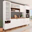Ver imagem 1 de Armário de Cozinha Completo Genialflex Iluminata Liz Branco