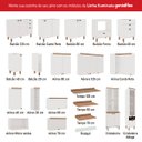 Ver imagem 2 de Armário de Cozinha Completo Genialflex Iluminata Liz Branco
