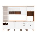Ver imagem 3 de Armário de Cozinha Completo Genialflex Iluminata Liz Branco