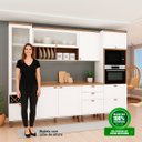 Ver mais imagens de Armário de Cozinha Completo Genialflex Iluminata Liz Branco