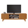 Rack Trunfo para Tv até 70 Polegadas com Porta Ripada Jcm Movelaria Cinamomo Off White - 1