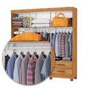 Ver imagem 7 de Guarda-roupa Casal Genova 6 Portas 4 Gavetas com Espelho 22111 Cinamomo - Carioca Móveis