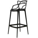 Ver imagem 2 de Kit 4 Banqueta Aviv Allegra Solna Fratini 109 cm (altura) Polipropileno Cor Preto