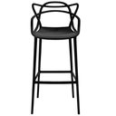 Ver imagem 4 de Kit 4 Banqueta Aviv Allegra Solna Fratini 109 cm (altura) Polipropileno Cor Preto