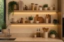 Ver imagem 2 de Prateleira MDF 30mm LED 120x20 Suporte Invisivel Carvalho 3000k 110V