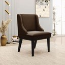 Ver mais imagens de Kit 04 Cadeiras De Jantar Suede Marrom Base Madeira