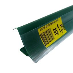 Gôndola Prateleira Supermercado 5 Níveis 40x30 New Plus 1,70m Parede Continuação Verde SA Gô - 5