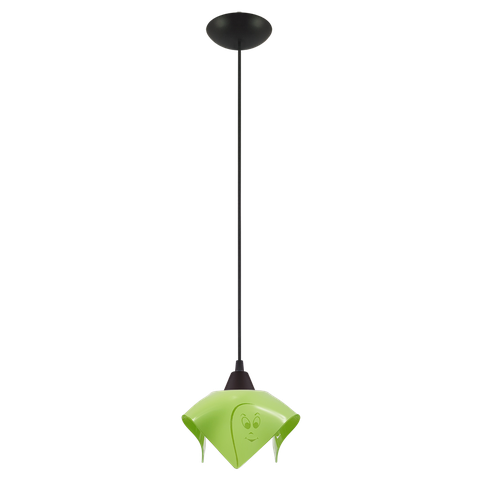 Pendente Moderno Quarto Infantil Papoula Fantasminha Verde