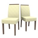 Ver imagem 4 de Conjunto Mesa Veneza sem Tampo de Vidro 160cm com 6 Cadeiras Veneza - Imbuia / Wd22
