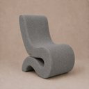 Ver imagem 4 de Poltrona Decorativa Marina Linho Design Orgânico Moderno