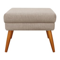 Puff Decorativo Itália Material Linho Capuccino - Star Confort - 3