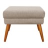 Puff Decorativo Itália Material Linho Capuccino - Star Confort - 3