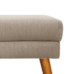 Puff Decorativo Itália Material Linho Capuccino - Star Confort - 4