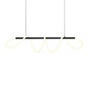 Ver imagem 1 de Lustre Pendente Taschibra Zurique Led Bivolt Preto 3000k Luz Amarela 15051076