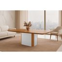 Ver imagem 7 de Conjunto: Mesa Sala Jantar Pietá C/ Tampo Madeirado Canto Curvo 120x80cm e 4 Cadeiras Havana