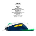 Ver imagem 5 de Mouse Gamer Branco Xtrike-me Gm-227 com Fio Usb Rgb 3600dpi