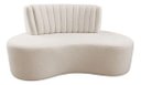 Ver imagem 2 de Sofá Orgânico Curvo Luxo Mavie 180cm Sala Bouclê Bege