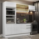 Ver imagem 1 de Cozinha Completa 250004 Com Armário E Balcão Branco Brilho