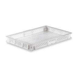 Bandeja Plástica Vazada Empilhável 6,4x40x60 cm - 1