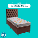 Ver imagem 4 de Kit Cabeceira + Cama Box Bau + Colchão Solteiro D20 D20 Inducol