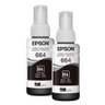 Kit Refil de Tinta Epson 664, Preto, 70ml - T664120-2p - 1