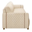 Ver imagem 7 de Sofá Decorativo 3 Lugares 223cm Maceió Linho Champagne - Gran Belo