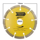 Ver imagem 2 de Disco de Corte Diamantado Segmentado 110x20mm | 02 Un