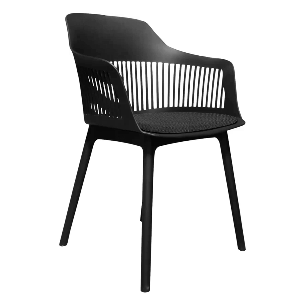 Kit 4 Cadeiras De Jantar Design Marcela Preta - 2