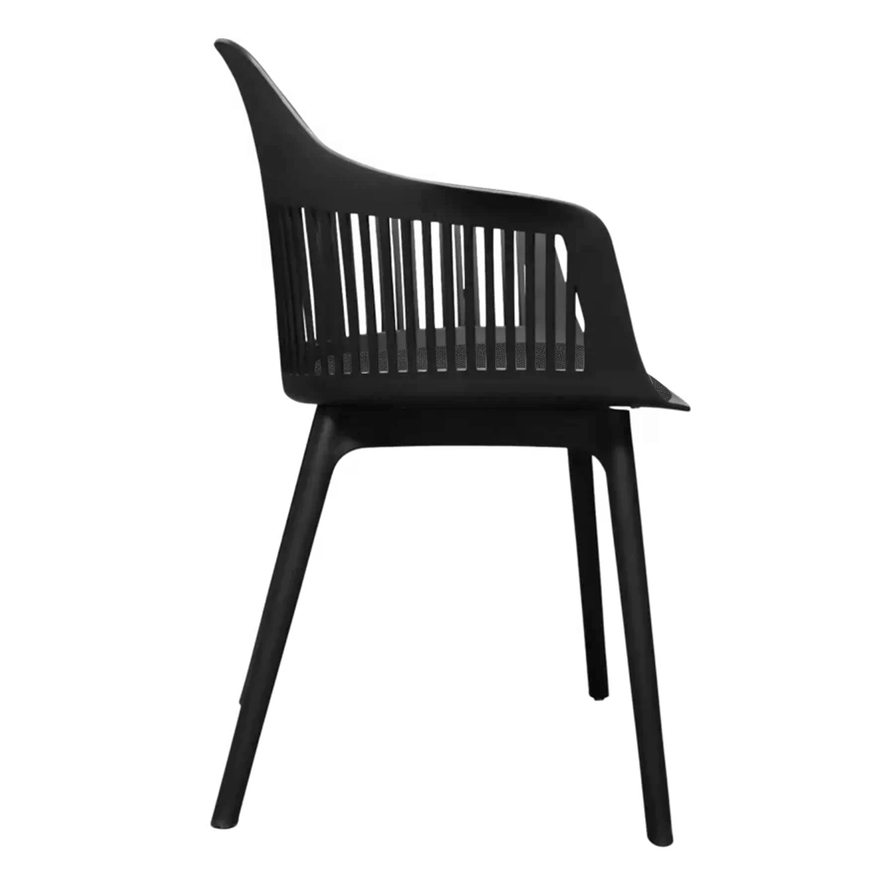 Kit 4 Cadeiras De Jantar Design Marcela Preta - 4