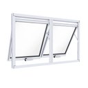 Ver imagem 1 de Janela de Alumínio Máximo Ar Duplo Horizontal 60x100cm Lucasa Ideale