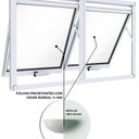 Ver imagem 3 de Janela de Alumínio Máximo Ar Duplo Horizontal 60x100cm Lucasa Ideale