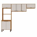 Ver imagem 3 de Cozinha Compacta 7 Portas Madalena Cinamomo/Off White
