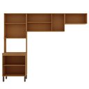 Ver imagem 5 de Cozinha Compacta 7 Portas Madalena Cinamomo/Off White