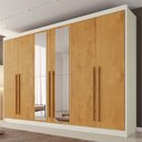 Ver imagem 1 de Guarda Roupas 6 Portas Alba Plus com Espelho 100% Mdf – Mademarcs