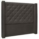 Ver imagem 1 de Cabeceira Estofada Box Casal King Size Alteza 195cm Cinza