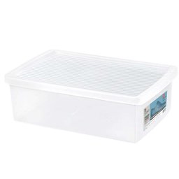 2 Caixas de Sapato Empilháveis Grandes Ordene 38 a 46 Organizadores Plásticos Transparentes - 3