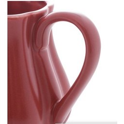 Leiteira de Porcelana Pélata Vermelha Matt 220ml Wolff Pétala - 2