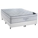 Ver imagem 1 de Cama Box Bipartido Casal + Colchão Ortobom De Molas Freedom 66x138x188