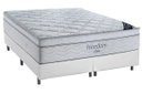 Ver imagem 1 de Cama Box Bipartido Casal + Colchão Ortobom De Molas Freedom 66x138x188