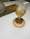 Ver imagem 4 de Kit com 6 Porta Copos Redondo em Madeira com Verniz