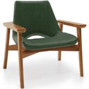 Ver imagem 1 de Poltrona Decorativa para Sala de Estar Living Base Madeira Becker L02 Couríssimo Verde Musgo - Lyam