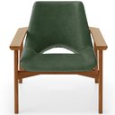 Ver imagem 7 de Poltrona Decorativa para Sala de Estar Living Base Madeira Becker L02 Couríssimo Verde Musgo - Lyam