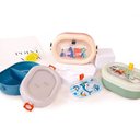 Ver imagem 4 de Kit Infantil Marmita/talheres/squeeze 2446827 Rose - Quanhe