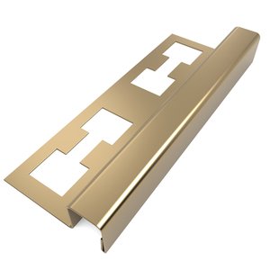 Perfil Quadrado, Aço Inox 304, Brilho, Bronze - 12 X 12 X 2000 Mm