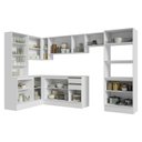 Ver imagem 5 de Armário de Cozinha Completa de Canto 100% MDF 447 cm Branco Smart Madesa 03