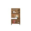 Ver imagem 2 de Kit Armário de Cozinha Compacta Branco Viena Plus com 4 Portas e 1 Gaveta Vp