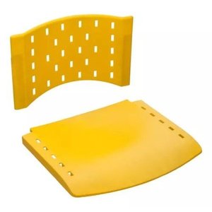 Assento Encosto Plastico Preto Cadeira Fixa