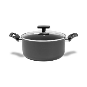 Caçarola Brinox Antiaderente Ceramic Life 24cm 4,7l Preserve Cinza Cinza
