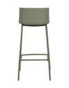 Ver imagem 5 de Kit com 2 Banquetas Ipanema Alta para Cozinha em Polipropileno e Base em Aço Pintado - Verde Aloe