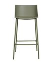 Ver imagem 7 de Kit com 2 Banquetas Ipanema Alta para Cozinha em Polipropileno e Base em Aço Pintado - Verde Aloe